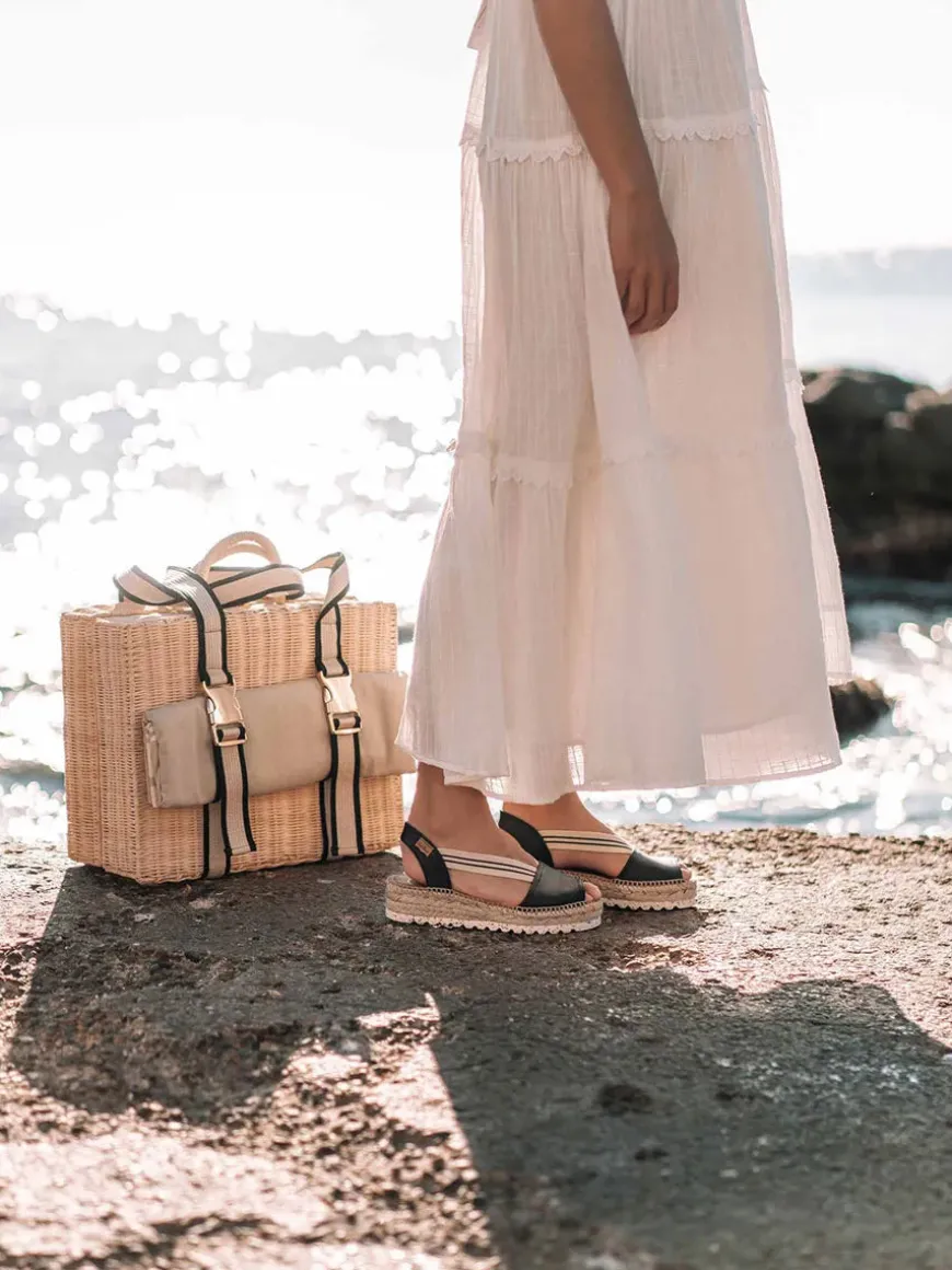ESTEL-SW - Jute platform sandal for women