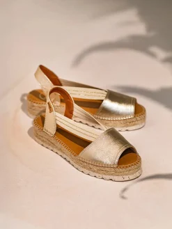 ESTEL-SW - Jute platform sandal for women