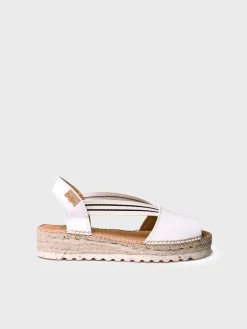 ESTEL-SW - Jute platform sandal for women