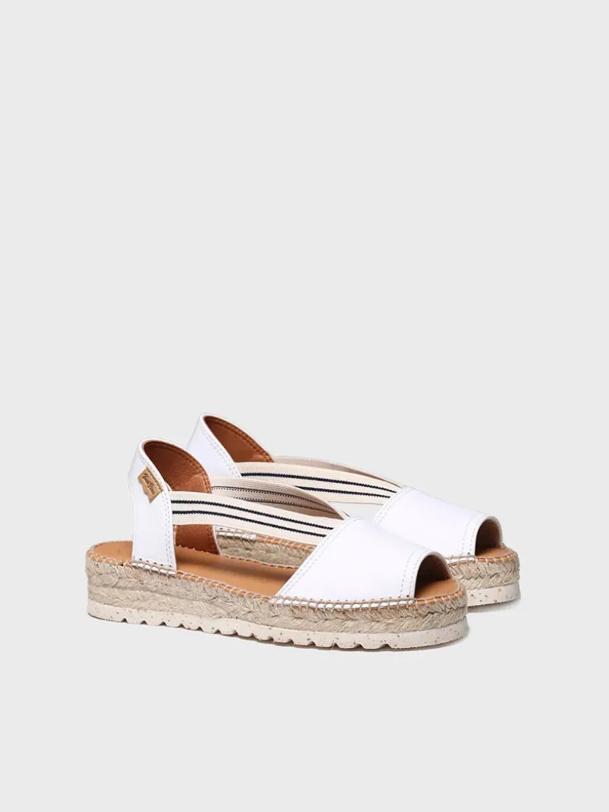 ESTEL-SW - Jute platform sandal for women