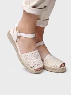 EULALIA - Macramé sandal type abarca
