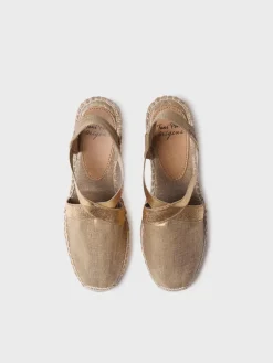 FABI - Women's espadrille with jute wedge and elastics