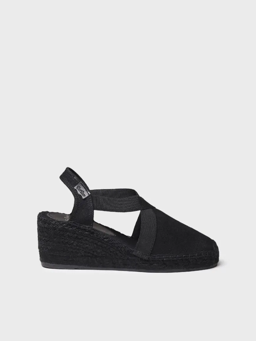 FABI - Women's espadrille with jute wedge and elastics