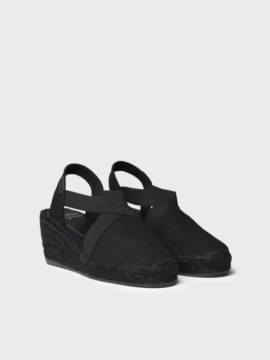 FABI - Women's espadrille with jute wedge and elastics