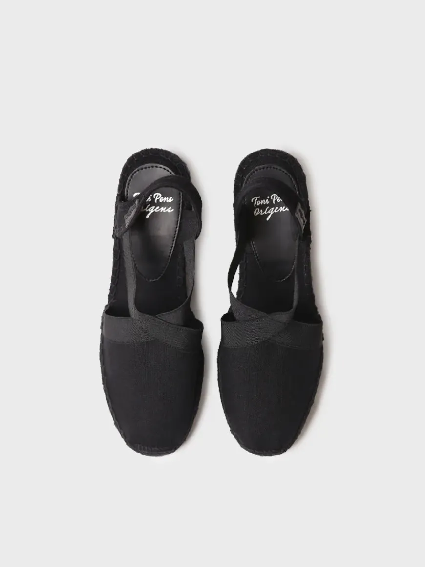 FABI - Women's espadrille with jute wedge and elastics