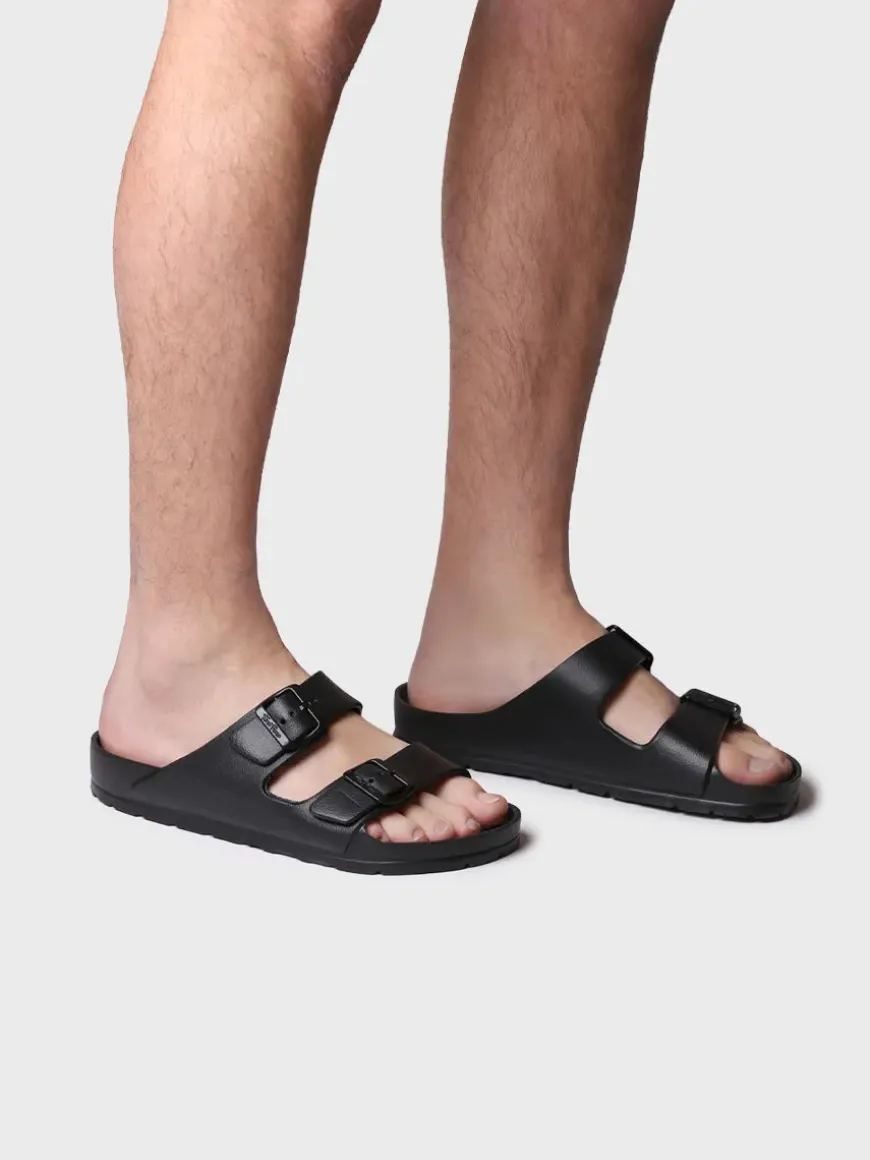 FIJI - Men's BIO sandal in rubber with buckles