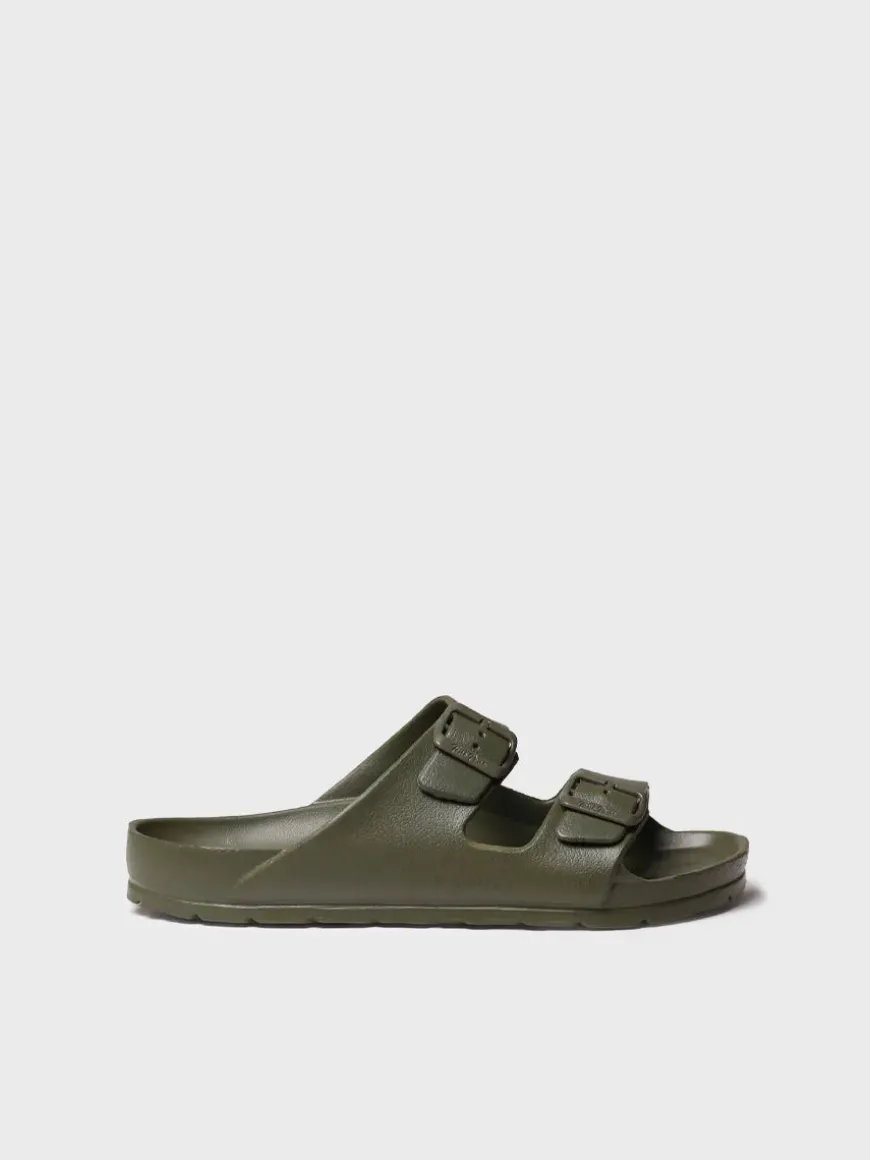 FIJI - Men's BIO sandal in rubber with buckles