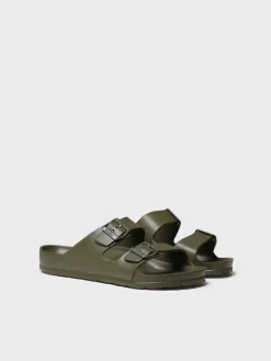 FIJI - Men's BIO sandal in rubber with buckles