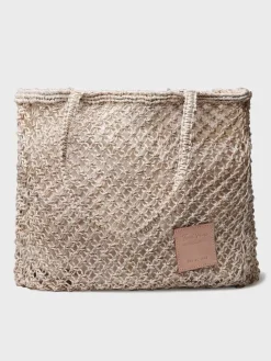 GANGES - Women's shopper bag in jute braid
