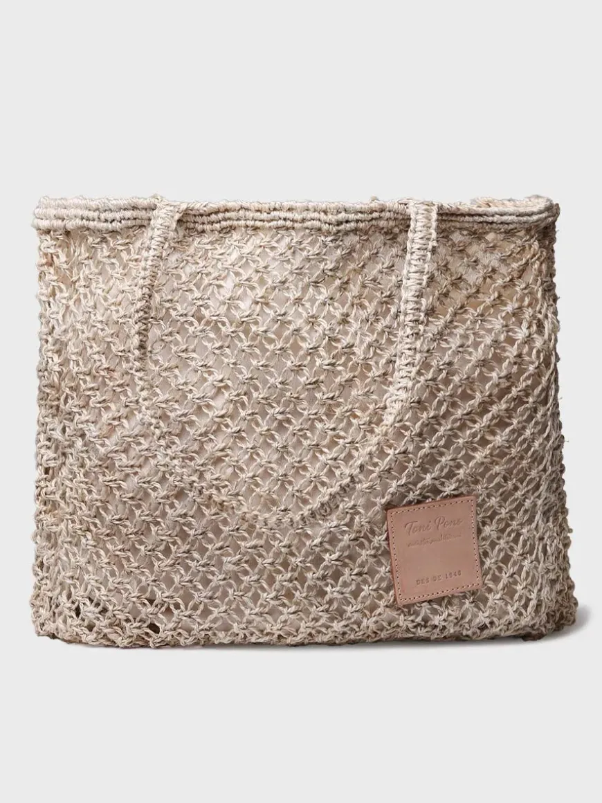 GANGES - Women's shopper bag in jute braid