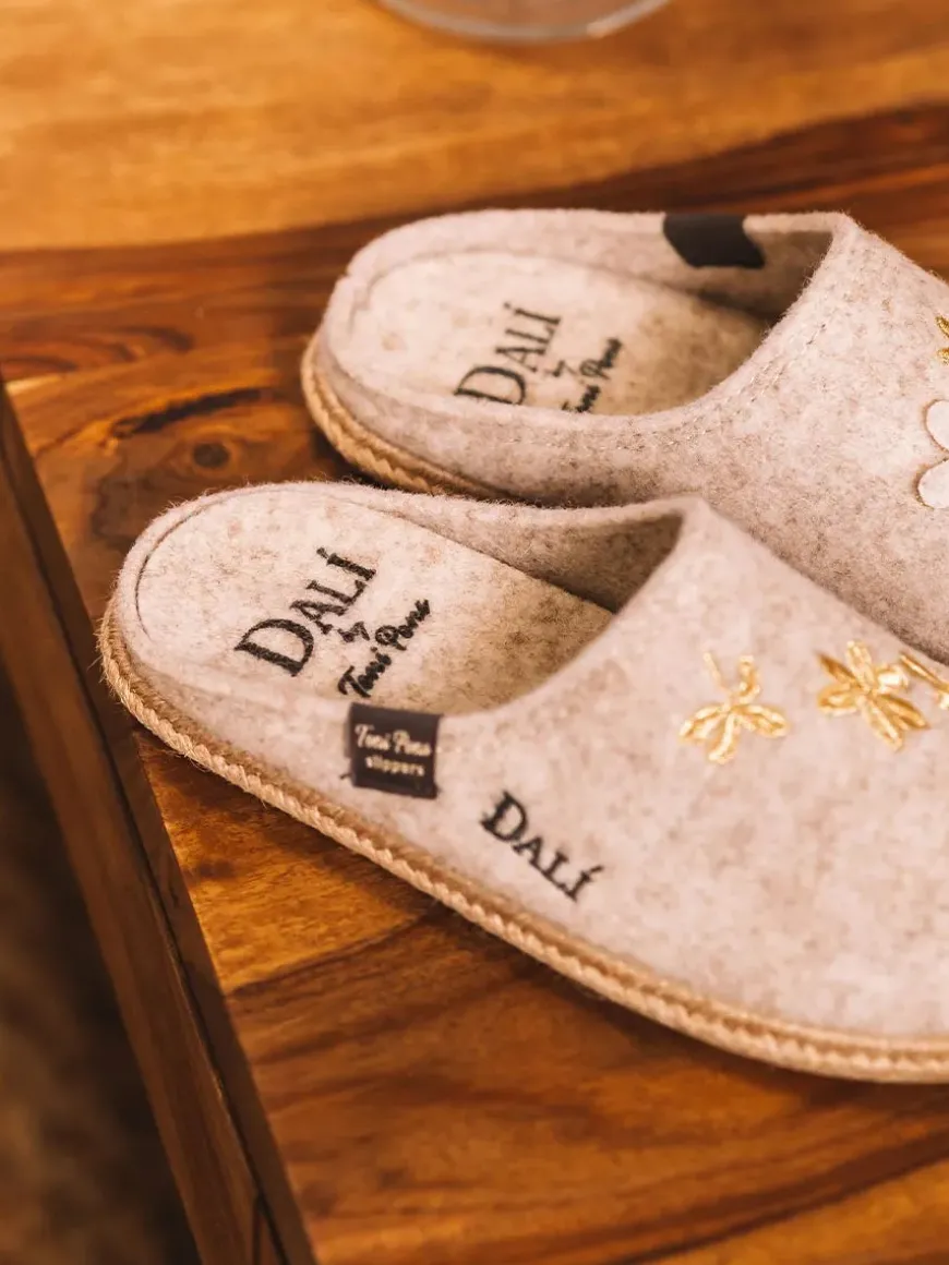 GESSAMI - Women's slippers inspired by Salvador Dalí's work