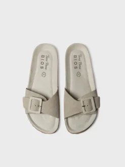 GLIDE-QT - Women's BIO sandal with buckle and cork sole