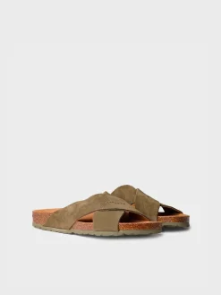 GOL-QT - Men's BIO sandal with crossed straps