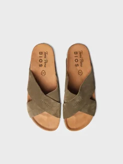 GOL-QT - Men's BIO sandal with crossed straps