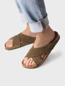 GOL-QT - Men's BIO sandal with crossed straps