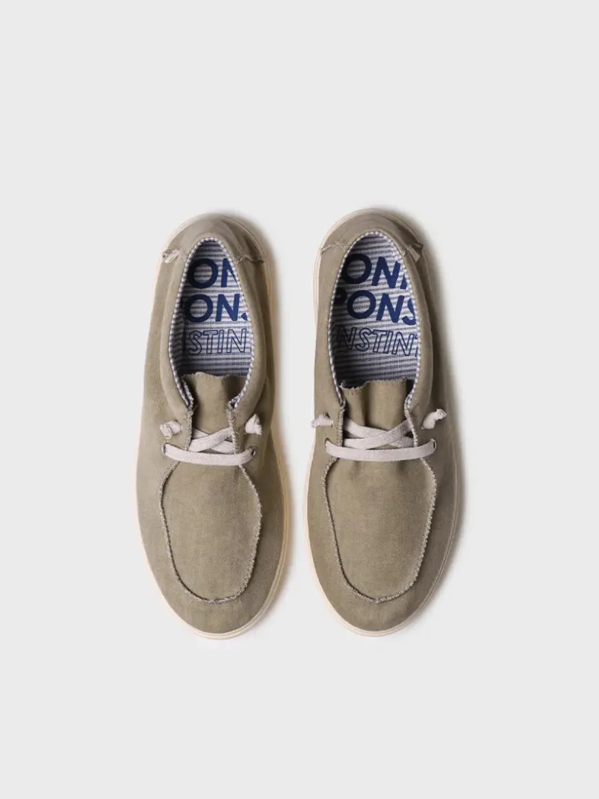 IAN - Men's cotton lace-up shoe