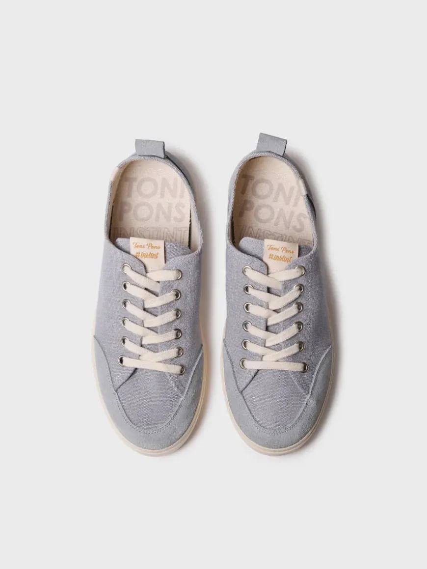 IBAR - Women's cotton trainer shoe with laces