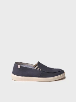 ILARI - Men's closed shoe in cotton with side elastics