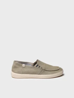 ILARI - Men's closed shoe in cotton with side elastics
