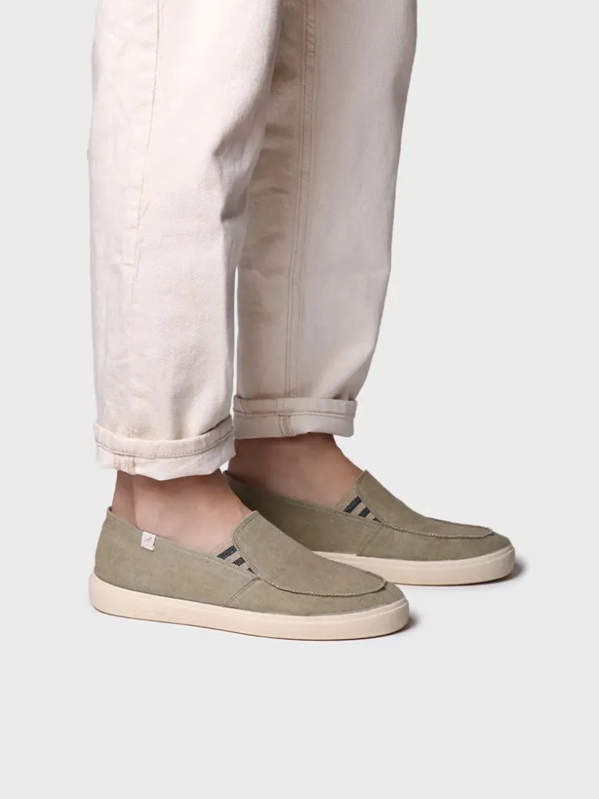 ILARI - Men's closed shoe in cotton with side elastics