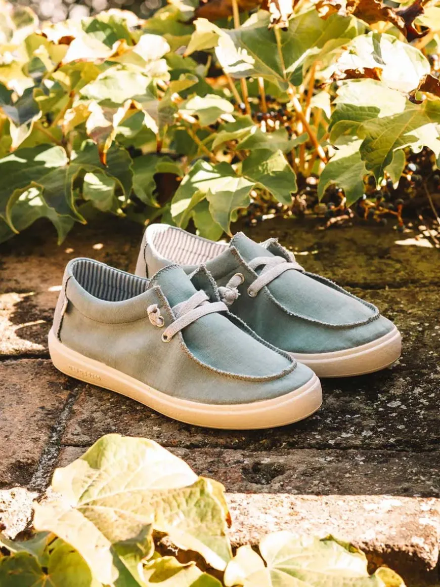 IRELIA - Women's cotton shoe with elastic laces