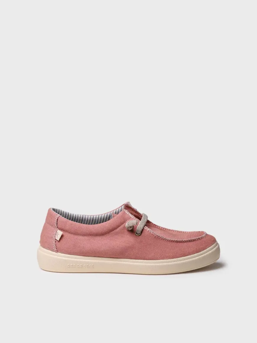 IRELIA - Women's cotton shoe with elastic laces