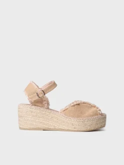 ISAURA - Women's espadrilles with frayed finish