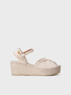 ISAURA - Women's espadrilles with frayed finish