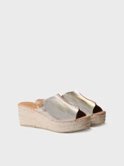 IVONNE - Slingback leather espadrilles