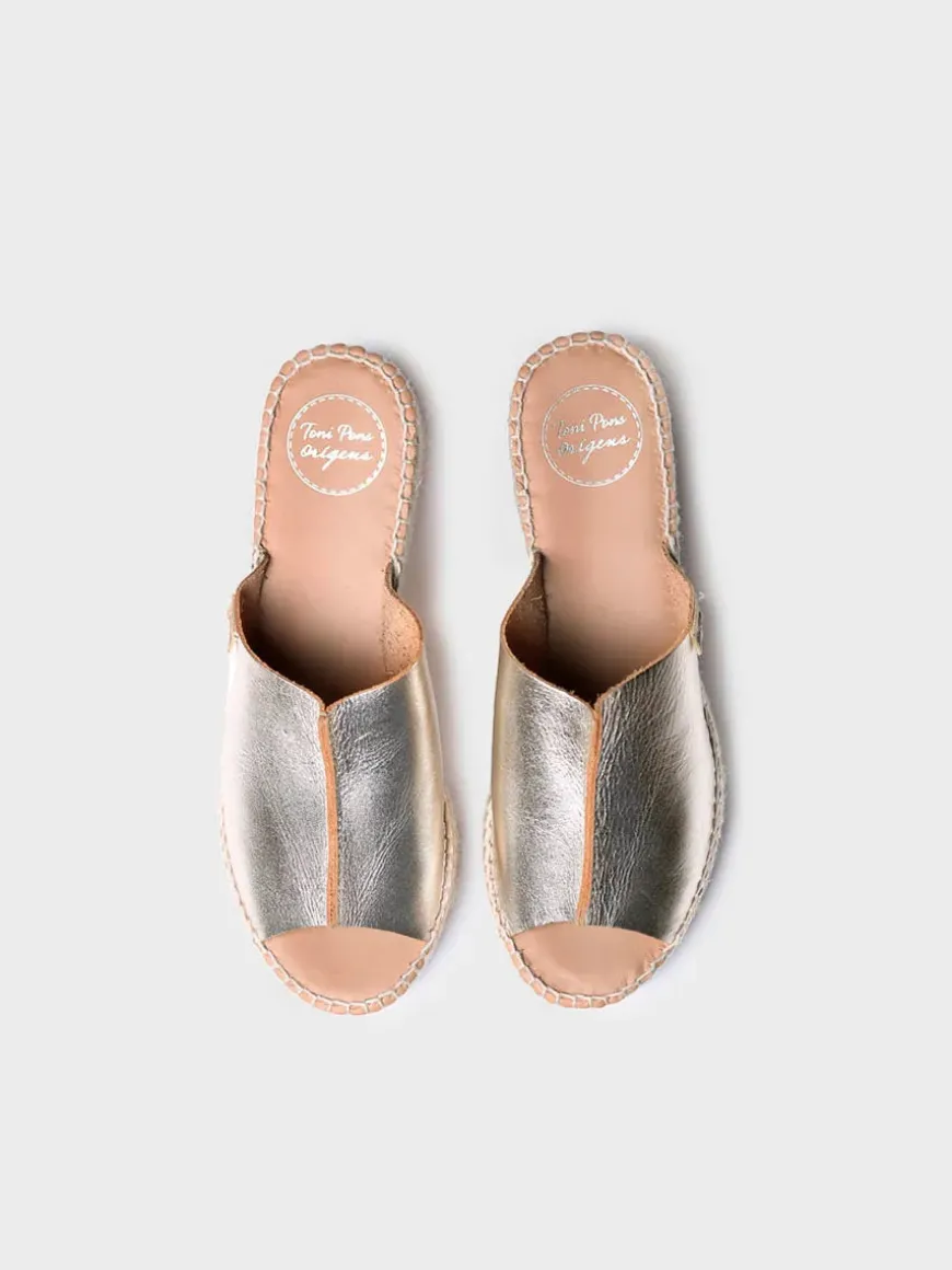 IVONNE - Slingback leather espadrilles