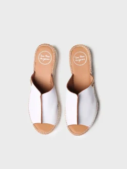 IVONNE - Slingback leather espadrilles
