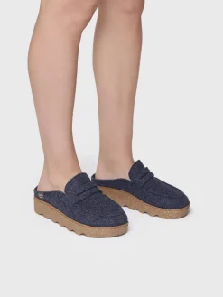 JADEN-FR - Women's slipper with platform sole