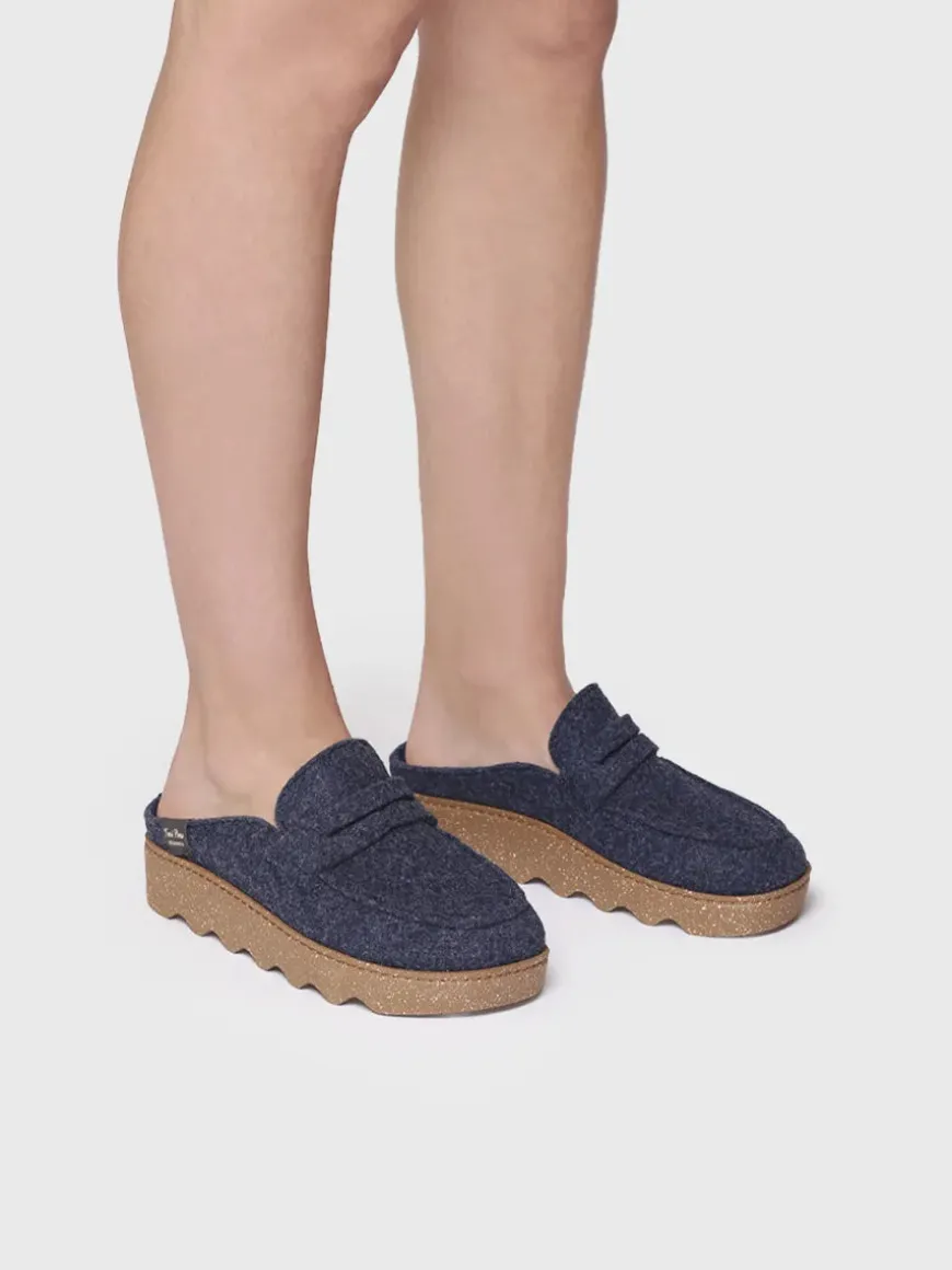 JADEN-FR - Women's slipper with platform sole