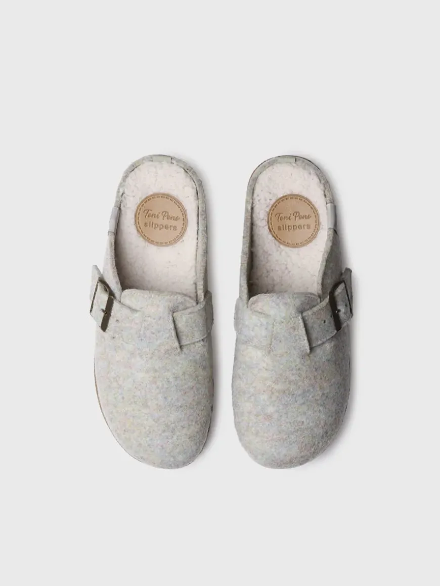 JAELLE-FR - Women's slipper with buckle
