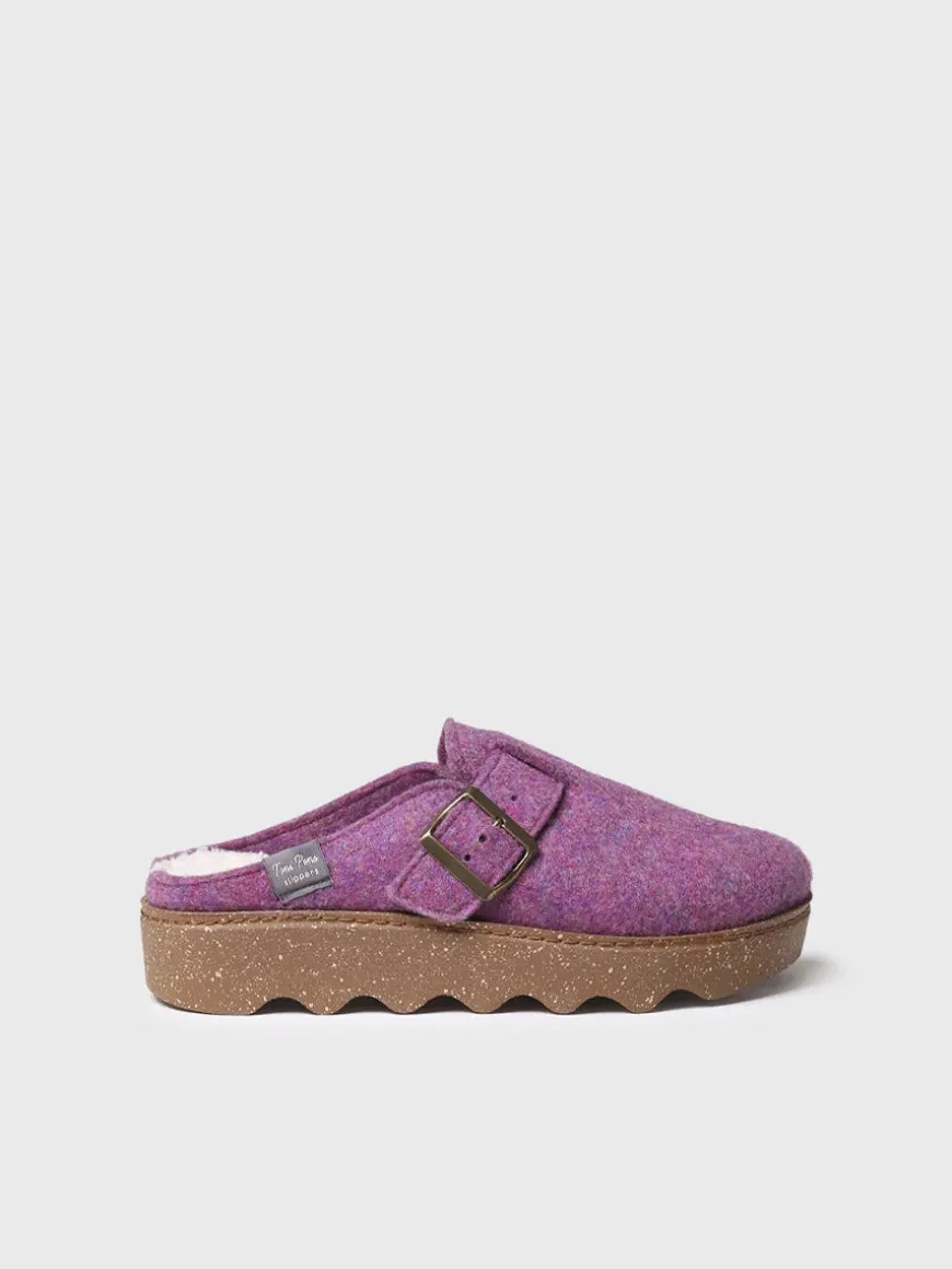 JAELLE-FR - Women's slipper with buckle