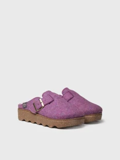 JAELLE-FR - Women's slipper with buckle