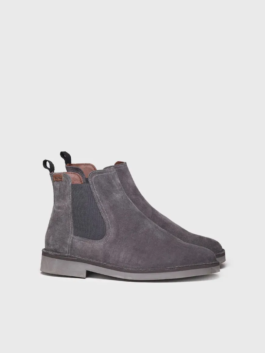 JAN-SY - Men's Ankle boot in Suede