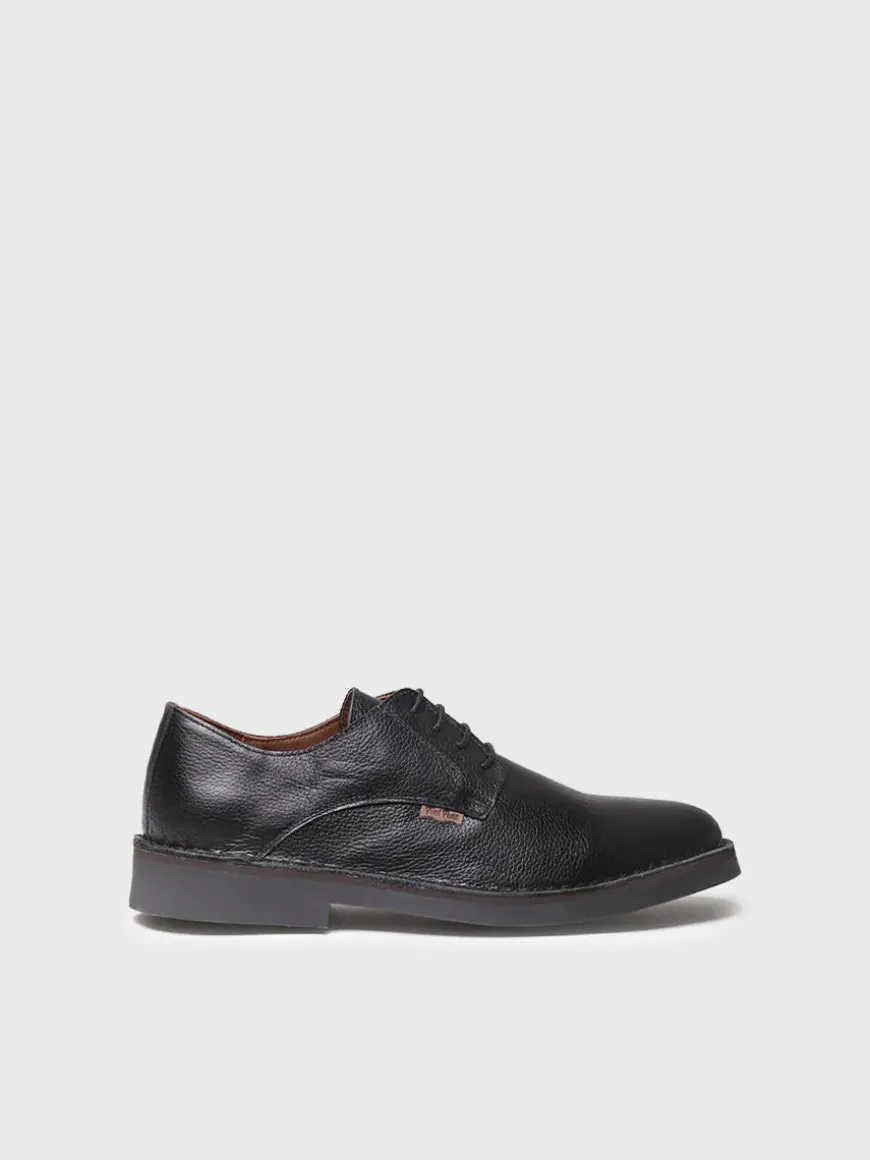 JEFF-PO - Men's lace-up leather shoe