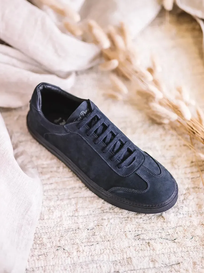 JORDI - Men's lace-up nubuck leather shoes