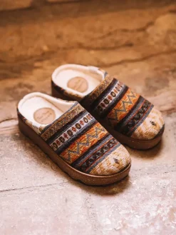 JOYCE-YA - Women's slipper with ethnic motifs