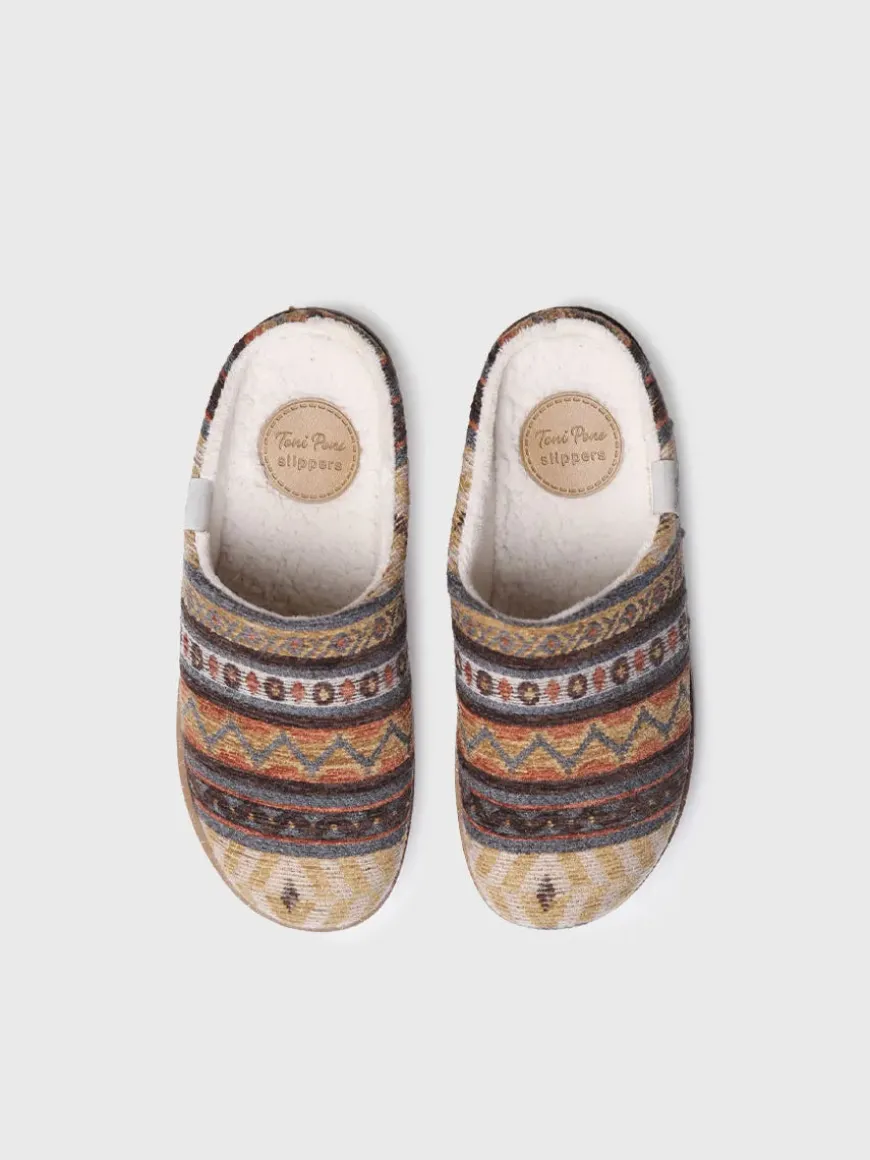 JOYCE-YA - Women's slipper with ethnic motifs