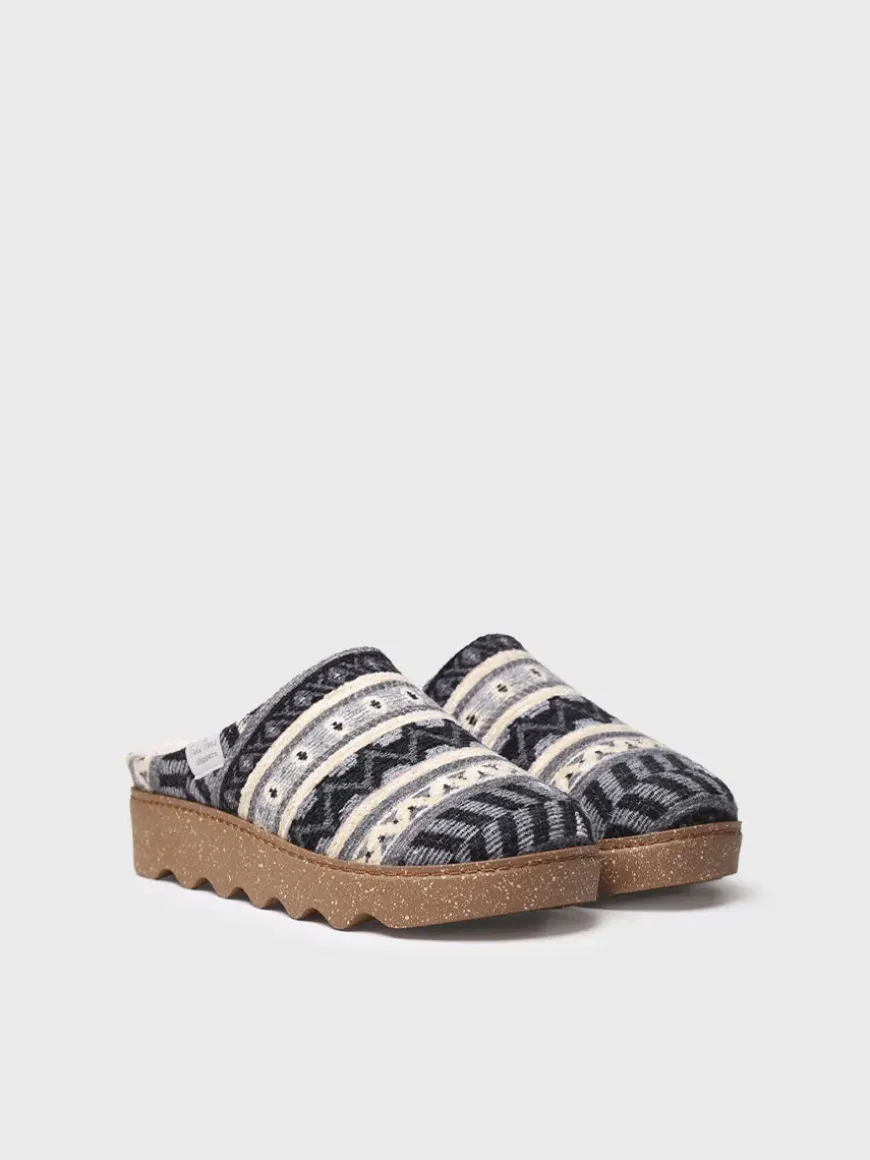 JOYCE-YA - Women's slipper with ethnic motifs