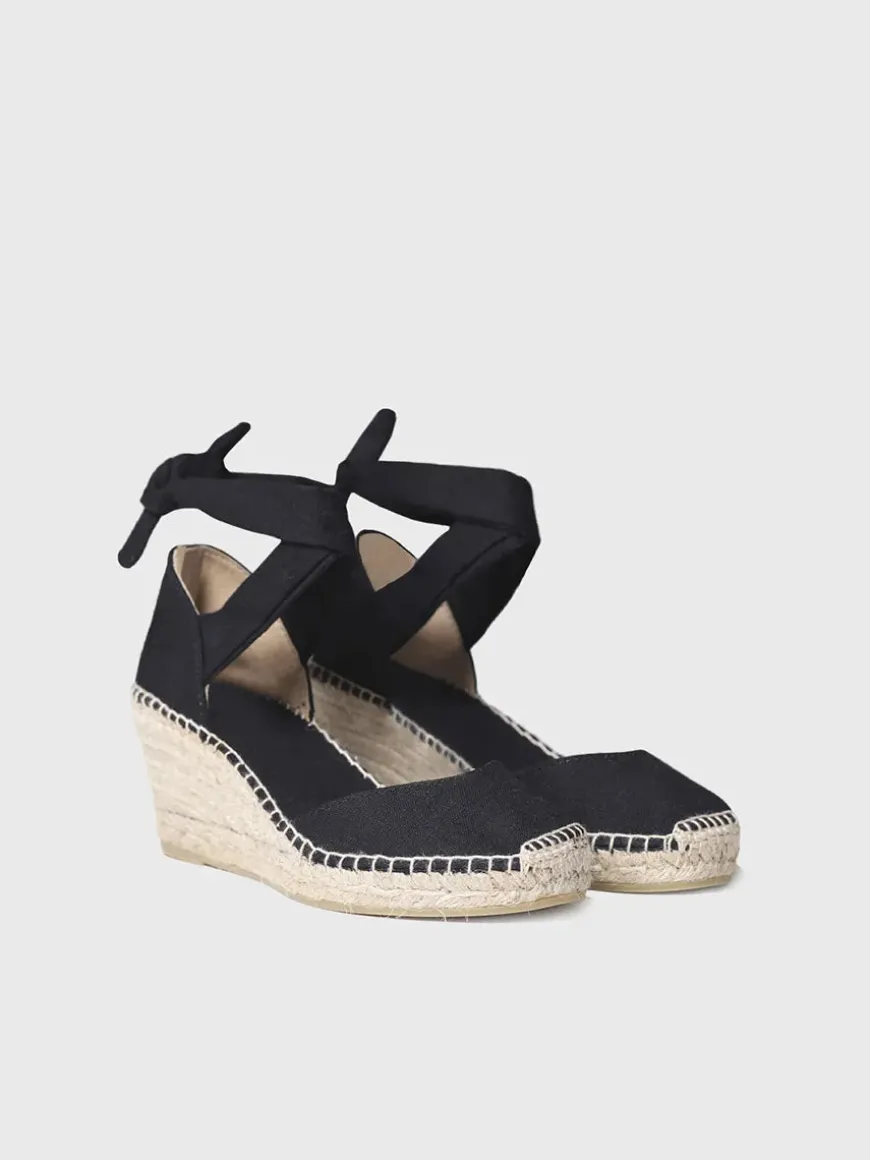 JULIA - Wedge espadrilles with ribbons