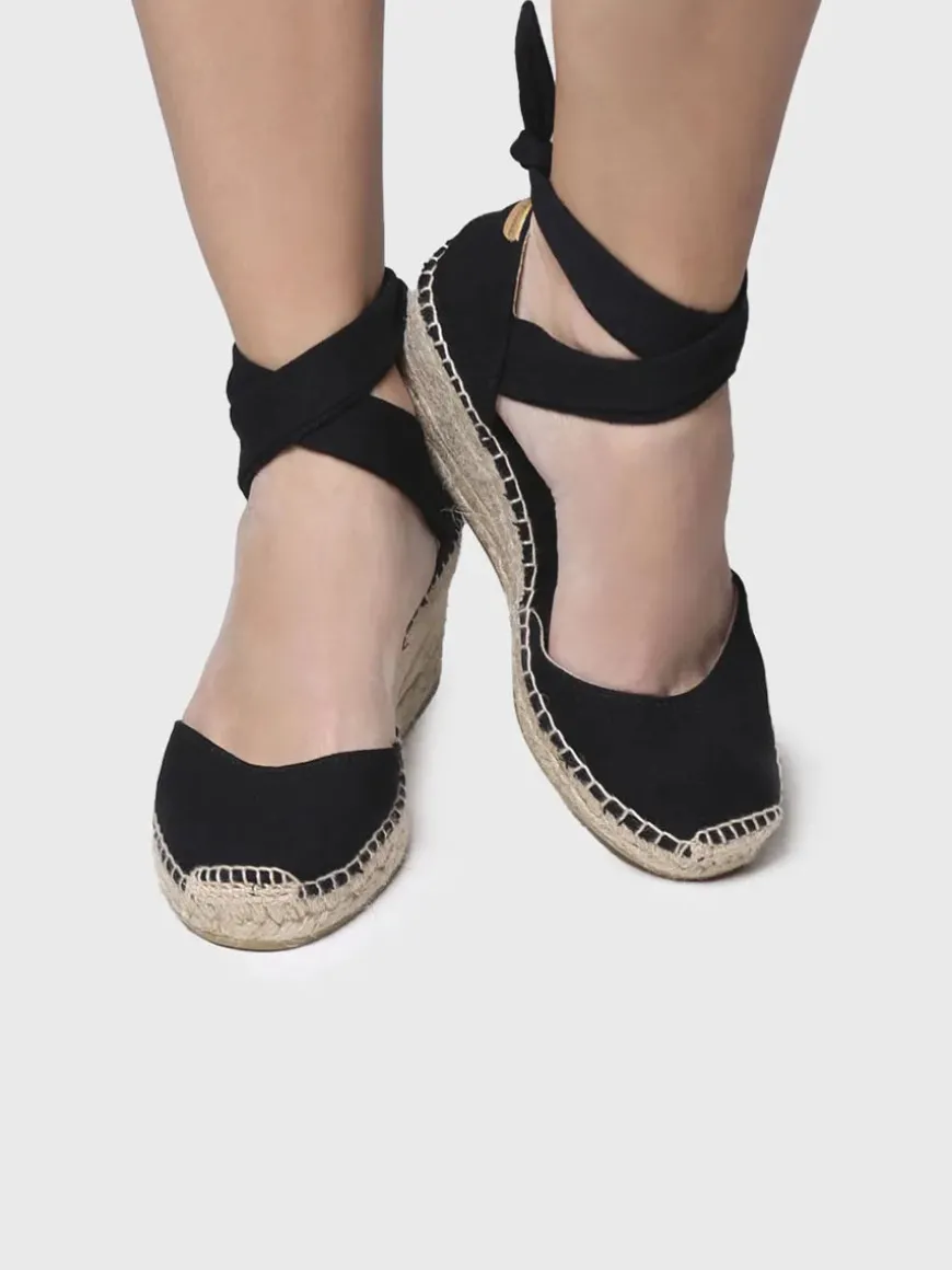 JULIA - Wedge espadrilles with ribbons