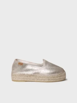 KEIRA - Closed espadrille for women in suede with jute sole