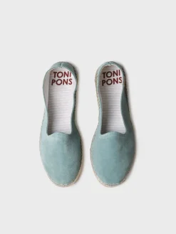KEIRA - Closed espadrille for women in suede with jute sole