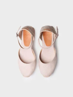 LAIA-NT - Women's linen wedge espadrilles