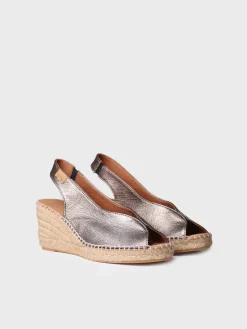 LAILA-P - Wedge espadrilles peep toe style
