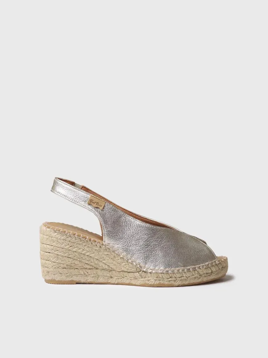 LAILA-P - Wedge espadrilles peep toe style