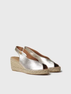 LAILA-P - Wedge espadrilles peep toe style
